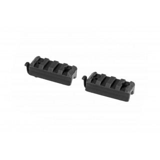 ADAPTER KIT FOR ACCESSORIES TO HELMET WITH RAILS FMA - BLACK
